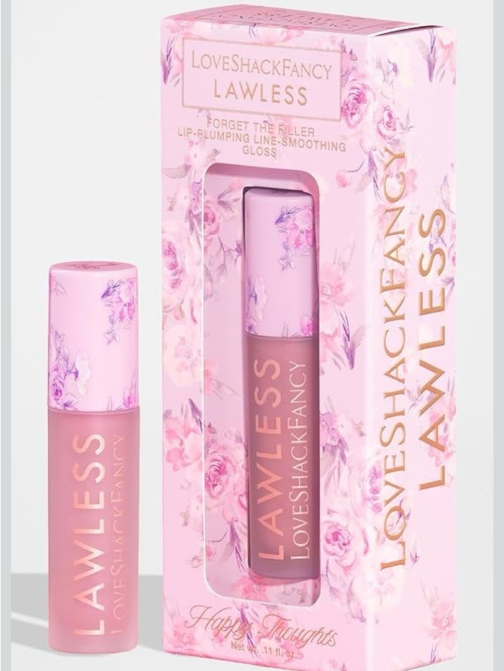LoveShackFancy Lawless Lip Gloss - Soft Pink